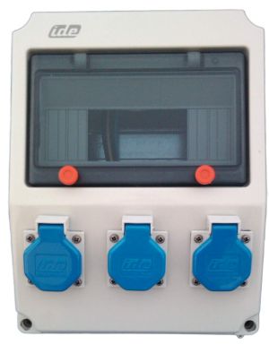 Wandverteiler 41236 mit 3x230V Steckdosen vorverdrahtet