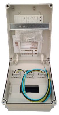 Wandverteiler 41236 mit 3x230V Steckdosen vorverdrahtet