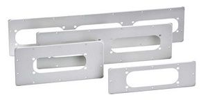 Schaltschrank 800x800x300 mm HBT IP66 1-türig Stahlblech mit verzinkter Metall Montageplatte