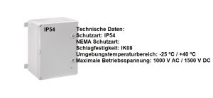 IP65 Basic ABS Wandgehäuse 50x35x19 cm