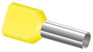 Twin-Aderendhülsen 2x6,0mm² 14mm gelb