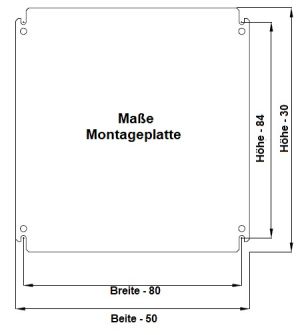 Metall Schaltschrank 400x300x150 mm HBT IP66 1-türig