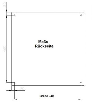 Schaltschrank 300x250x200 mm mit Sichttür HBT IP66 incl. MP und Erdungsband