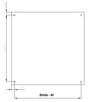 B-goods IP66 control cabinet 800x400x200 mm HBT VDE UL certified