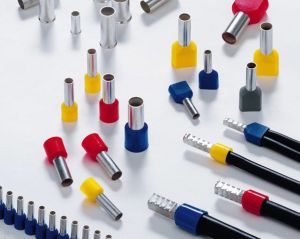 100 wire end sleeves 0.5mm² K-6mm DIN white insulated