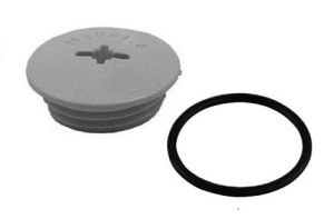 M16x1.5 blind plug metric light gray PA6.6 with O-ring