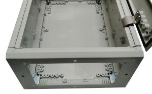 Plastic outdoor enclosure 500x500x300 mm (HxWxD) Standard door with rain roof