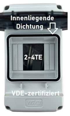 CDN4G AP distributor 1x4TE HS - wet room distributor IP65 sealable - PU