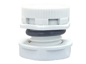 Druckausgleichselement M12x1,5 - GL10mm - 120 l/h - IP68 hellgrau incl. Gegenmutter