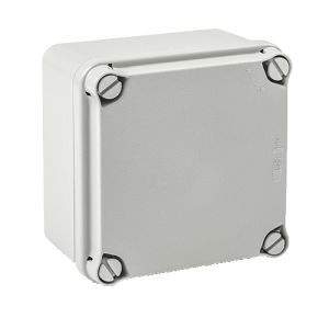 EL111 plastic housing gray 108x108x64mm LWH inside terminal box waterproof 113x113x68 mm HWD