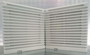 24V filter fan 60 m³/h DC 93x93/117x117mm with outlet filter