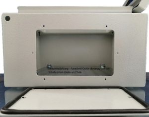 Metal control cabinet 300x200x150 mm (HWD) IP66 1 viewing door