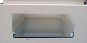Metal control cabinet 250x200x150 mm HBT 1-door IP66