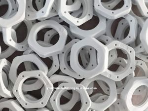 100 pcs. M20x1.5 counter nut light gray PA6 GF reinforced