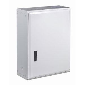 Outdoor polyester housing 1000x750x420 mm (HBT) with standard door and swivel lever handle