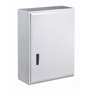 Outdoor Gehäuse 1000x1000x300 mm (HBT) Standardtür mit Regendach