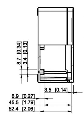 Polycarbonatgehäuse 175x125x60mm LBT grau glatt IP66