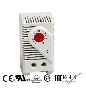 Thermostat rot 10A 250V für Heizungen (Öffner)