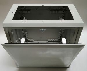 GFK floor base 500x420mm with support rail