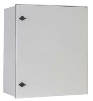 GFK-Schaltschrank 400x400x200mm HBT IP66 mit WBF + Stbl.-MP