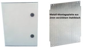 GFK Schaltschrank 500x400x200mm (HBT) mit Stbl.-MP + WBF