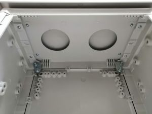 Outdoor enclosure 1000x1000x300 mm (HBT) standard door with rain roof