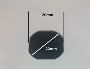 Control cabinet lock 5mm-DDB lock metal chrome-plated
