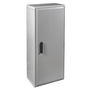 Plastic outdoor enclosure 1250x500x300 mm (HxWxD) with standard door and swing handle