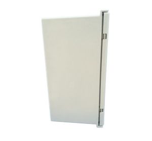 GRP control cabinet 400x400x200mm HBT IP66 with metal plate