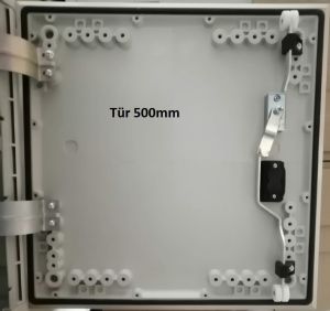 Outdoor housing 1250x1250x420 mm HBT 2-door with rain cover