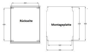 GFK Schaltschrank 500x400x200mm (HBT) mit Stbl.-MP + WBF