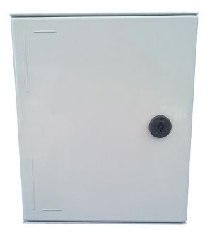 GRP polyester housing 300x250x140mm (HWD) IP66 plastic control cabinet light gray 1-door