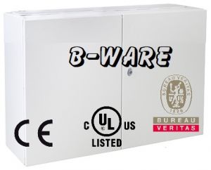 B-Ware Schaltschrank 600x1200x300 mm (HBT) IP55  Stahlblech 2-türig mit verz. Montageplatte