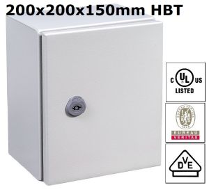 Schaltschrank 200x200x150 mm HBT 1-türig IP66