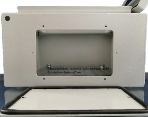 IP66 Control Cabinet 800x600x250 mm VDE UL Certified Sheet Steel 1-Door with Mounting Plate
