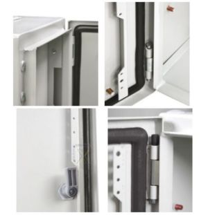 Metal control cabinet 400x600x300 mm HBT IP66 single door
