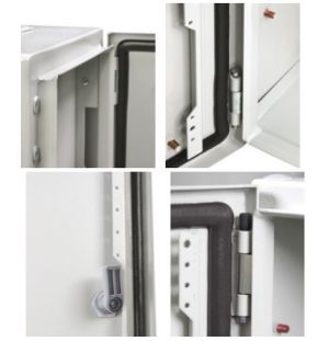 IDE GN808040 control cabinet 800x800x400 mm 1-door IP66 with earth strap