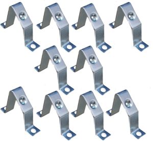 10 pieces 30° carrier rail support M6 - inclined mounting bracket