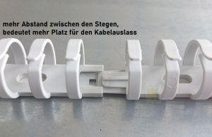Flexduct 20mm Ø flexible wiring duct, halogen-free, self-adhesive