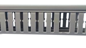 DIN Wiring duct incl. cover gray RAL7030