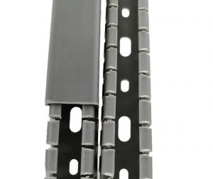 10x 1m Verdrahtungskanal 37,5x25 mm incl. Deckel HxB grau RAL7030