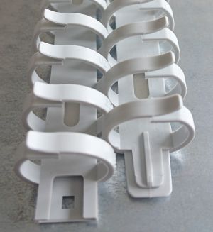 Flexduct 40mm - length 50cm - flexible wiring duct light gray halogen-free self-adhesive stackable pluggable