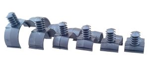 10 fastening clips NW13 for automotive corrugated pipe