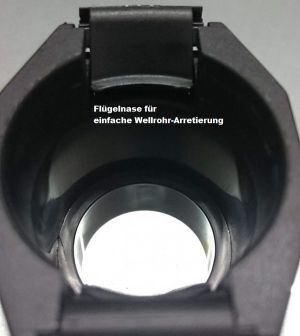 straight screw connection M12 metric on corrugated tube NW8.5