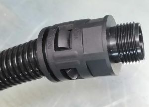 Corrugated tube quick screw connection M20 for corrugated tube AD18.5mm (NW14) metric straight