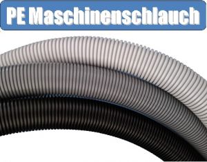 5m Ring PE Kabelschutz Wellrohr NW10 schwarz - als flexibler Kabelschutzschlauch für Maschinen