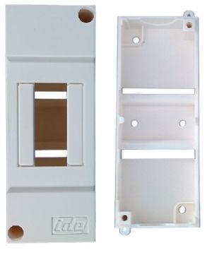 IDE BT2 IP20 AP distributor housing 1x2TE HS white