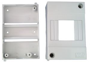 IDE BT4 IP20 AP distributor housing 1x4TE HS white