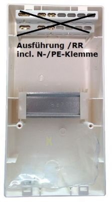 BV4PT IP40 AP Verteiler  2TE - 4TE   228x120x99 HBT weiss mit Tragschiene