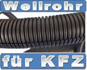 KFZ Wellrohr NW14 geschlitzt PPmod Kabelschutz
